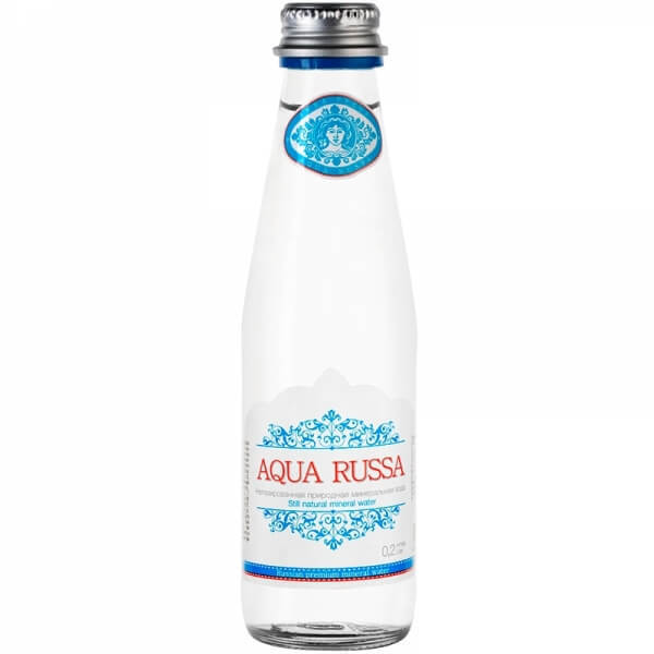 Купить Aqua Russa (Аква Русса) минеральная негазированная вода 0.2 л с быстрой доставкой - NAPITKIONLINE